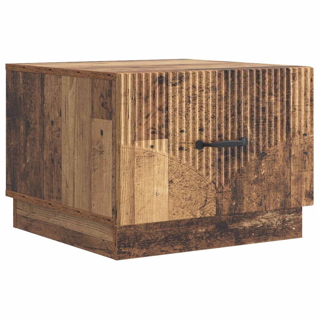 vidaXL Stolik kawowy Stare drewno 49 x 50 x 37 cm Drewno inżynieryjne