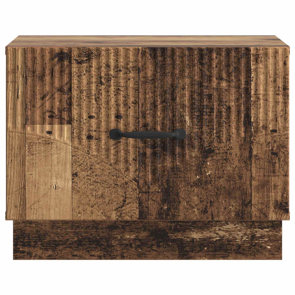 vidaXL Stolik kawowy Stare drewno 49 x 50 x 37 cm Drewno inżynieryjne