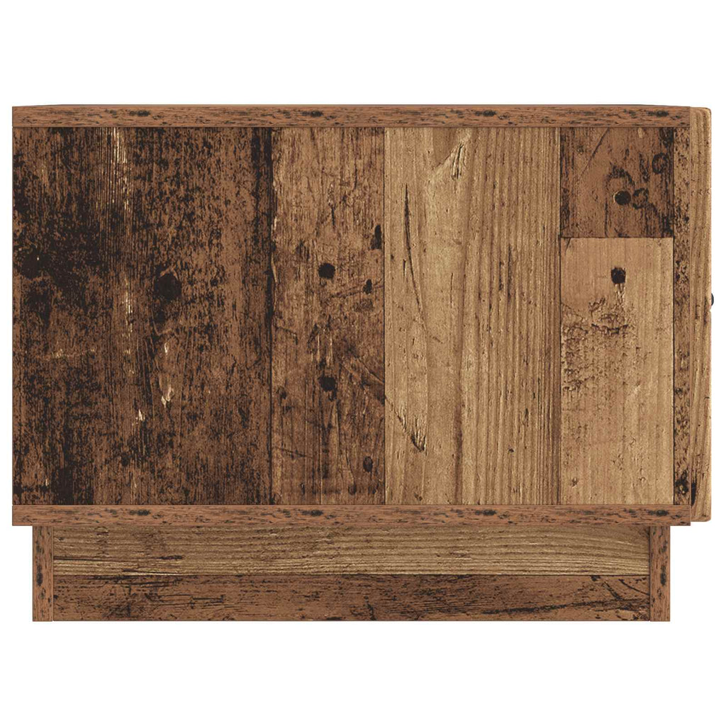 vidaXL Stolik kawowy Stare drewno 49 x 50 x 37 cm Drewno inżynieryjne