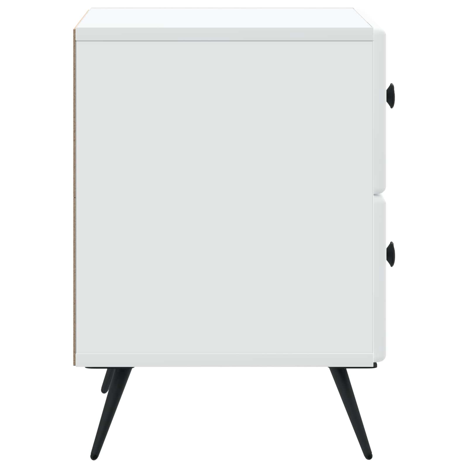 vidaXL Szafka Nocna z szufladą 2 pcs Biały 43 x 34,5 x 47,5 cm