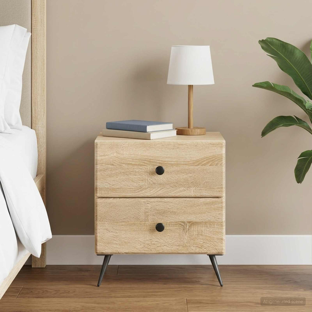vidaXL Szafka Nocna dąb Sonoma 43 x 34,5 x 47,5 cm Drewno inżynieryjne