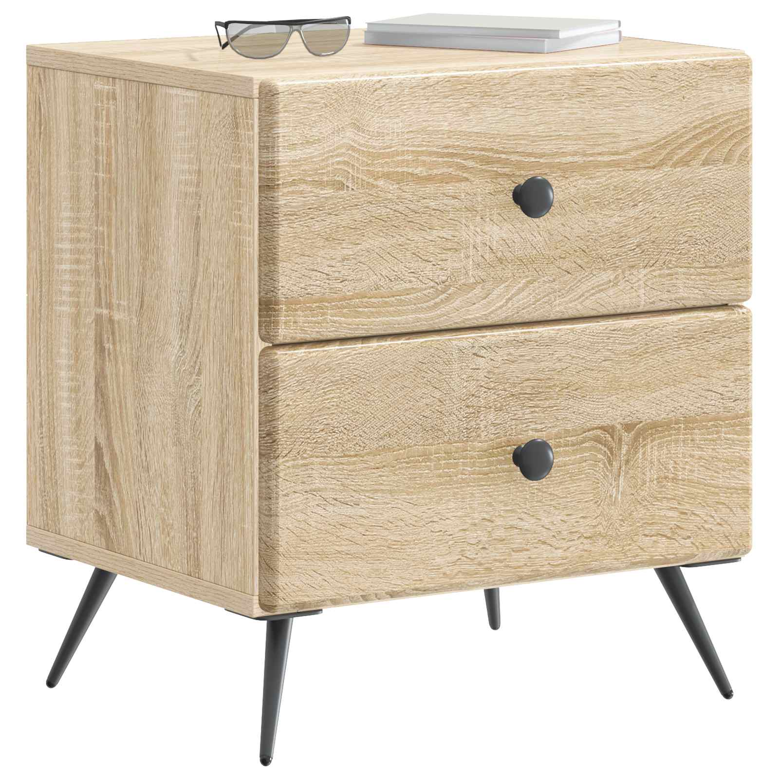 vidaXL Szafka Nocna dąb Sonoma 43 x 34,5 x 47,5 cm Drewno inżynieryjne