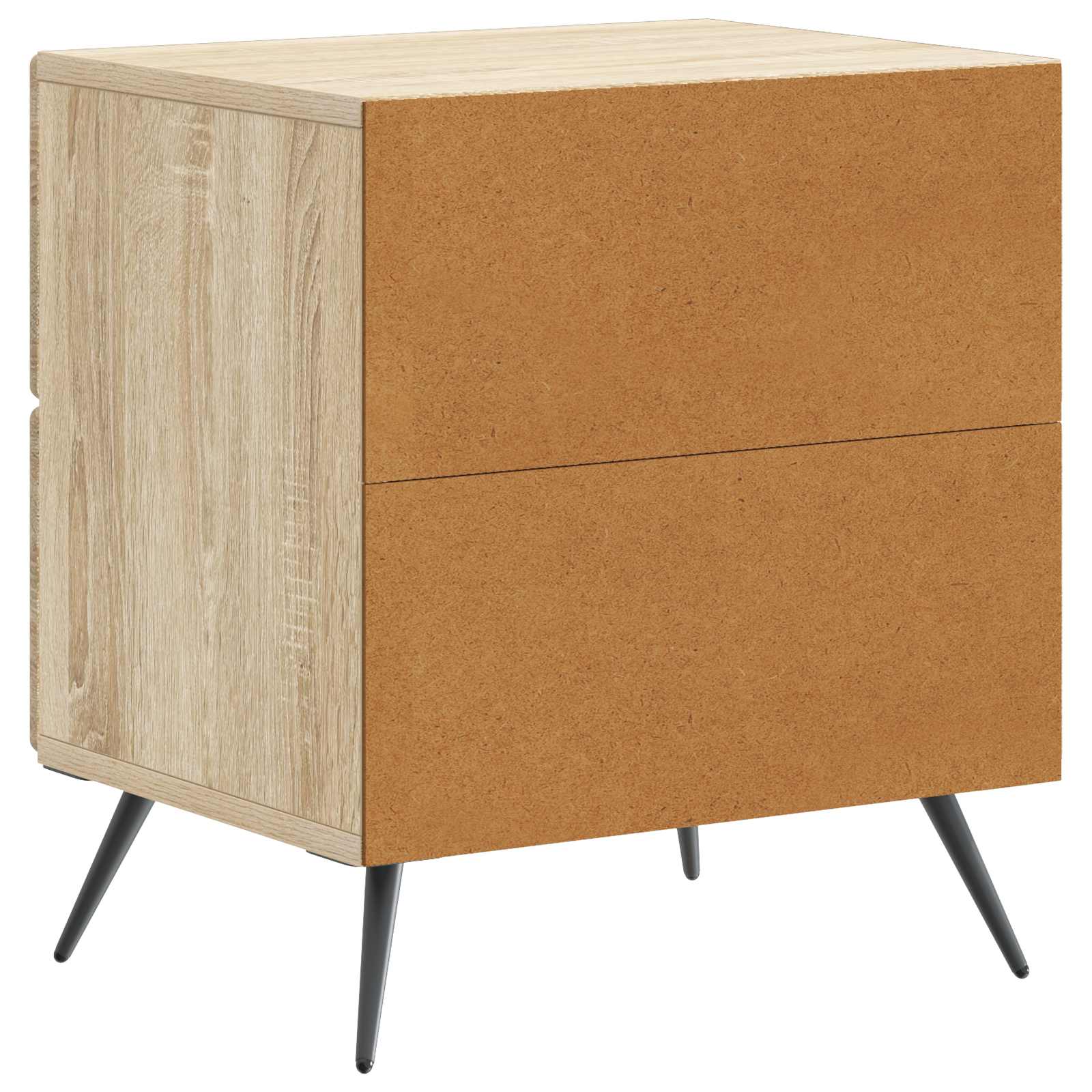 vidaXL Szafka Nocna z szufladą 2 pcs dąb Sonoma 43 x 34,5 x 47,5 cm