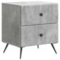 vidaXL Szafka Nocna z szufladą Betonowy szary 43 x 34,5 x 47,5 cm