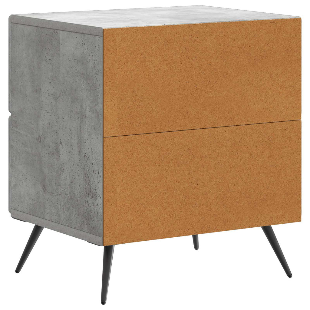 vidaXL Szafka Nocna z szufladą Betonowy szary 43 x 34,5 x 47,5 cm