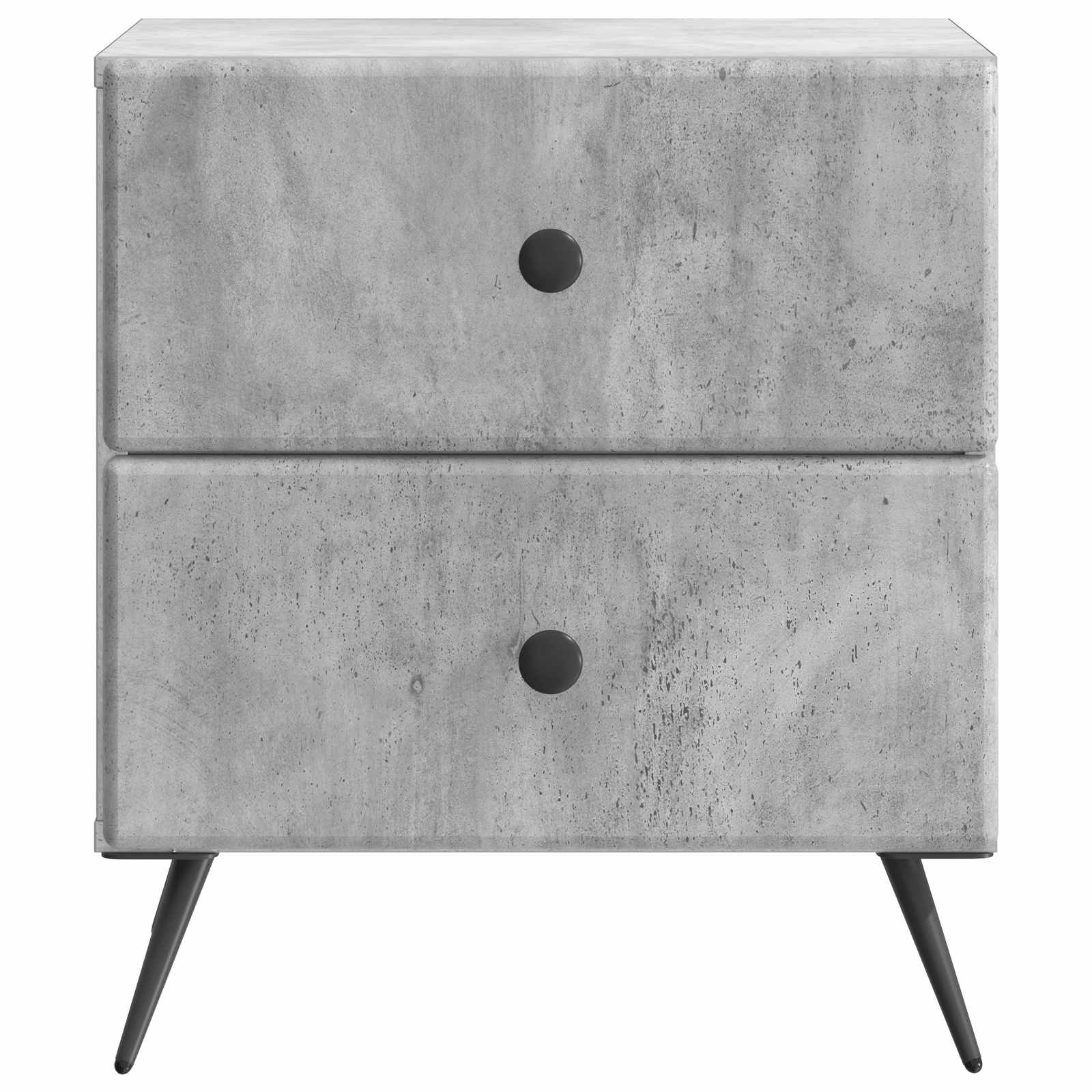 vidaXL Szafka Nocna z szufladą Betonowy szary 43 x 34,5 x 47,5 cm