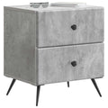 vidaXL Szafka Nocna z szufladą Betonowy szary 43 x 34,5 x 47,5 cm