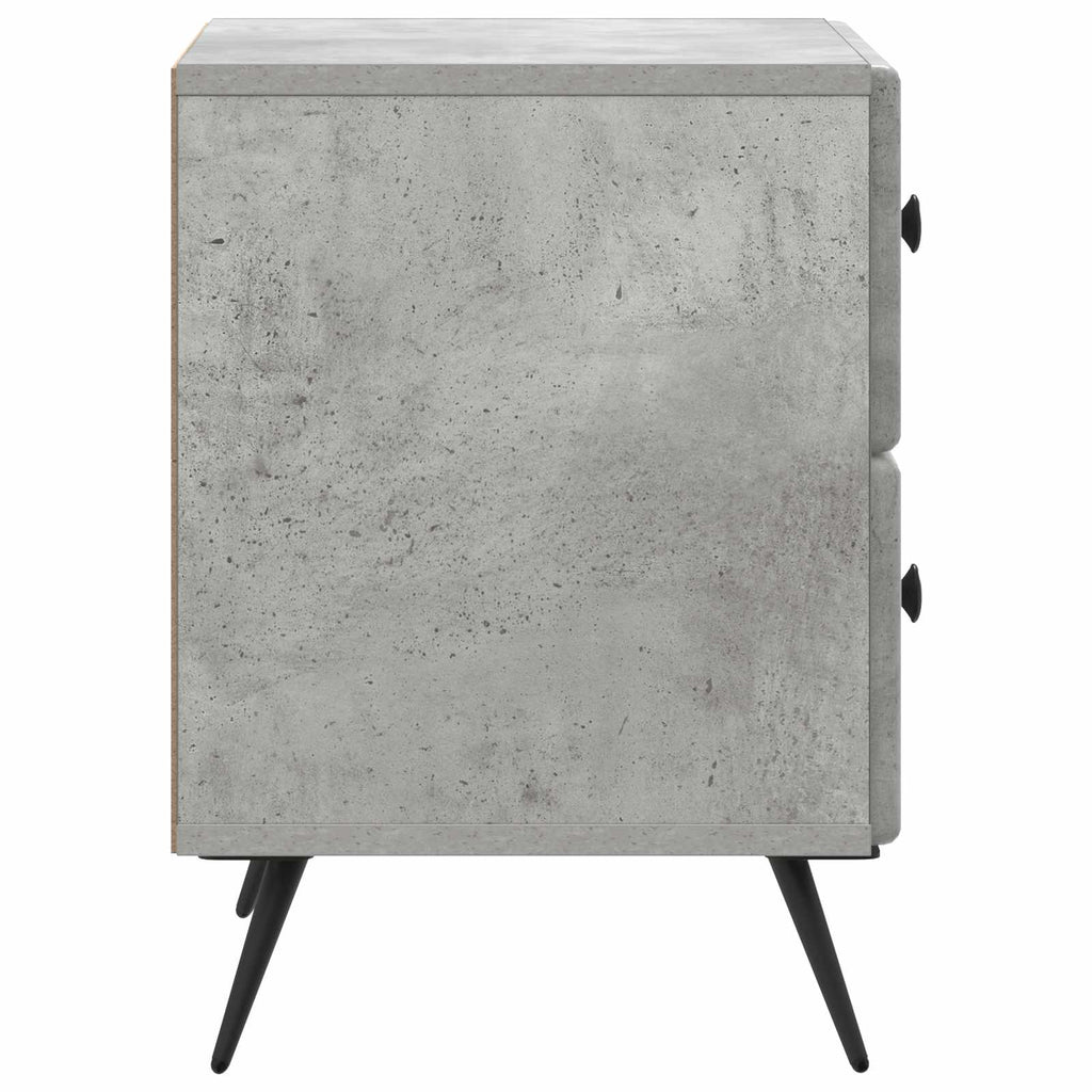 vidaXL Szafka Nocna z szufladą Betonowy szary 43 x 34,5 x 47,5 cm