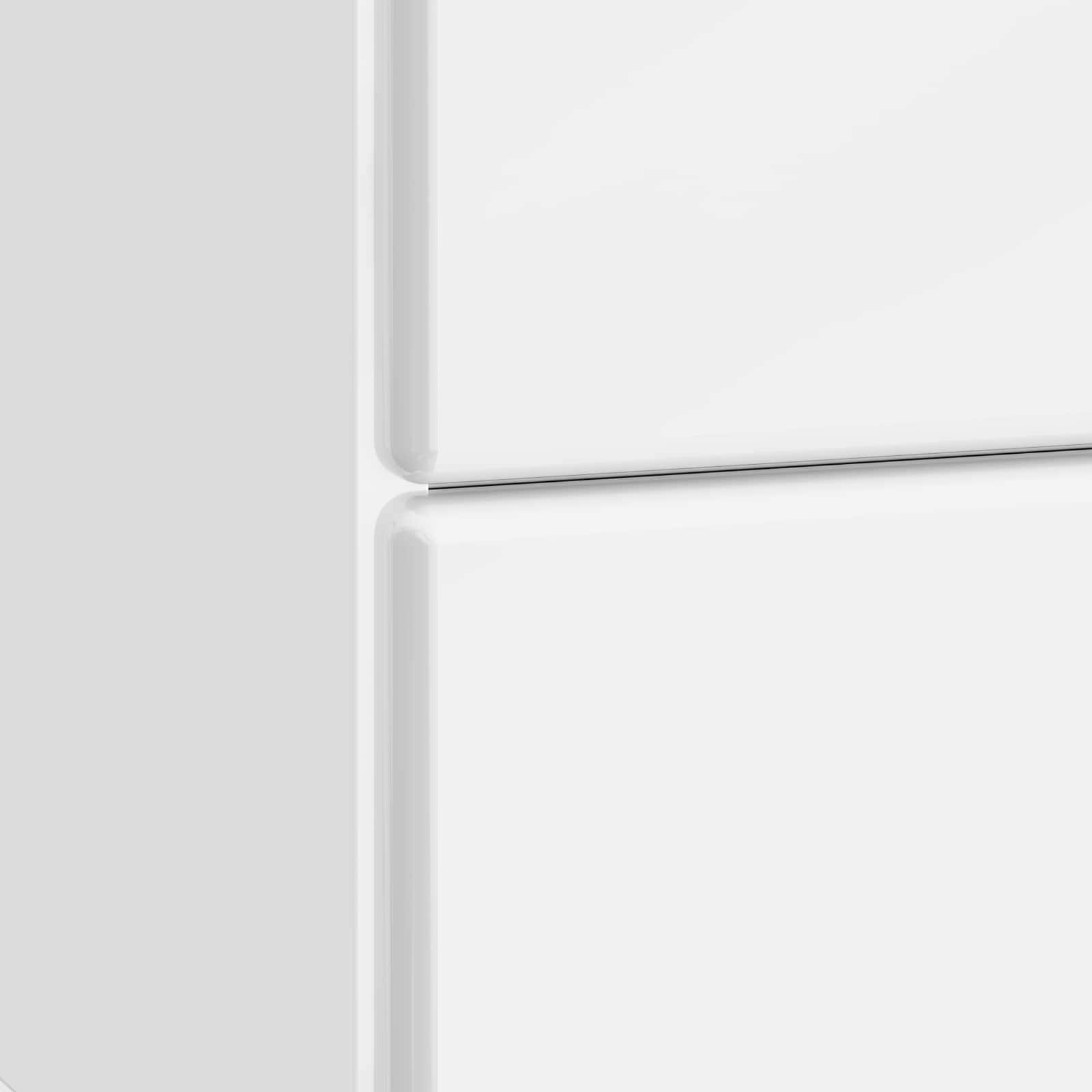 vidaXL Szafka Nocna 2 pcs Biały wysoki połysk 43 x 34,5 x 47,5 cm