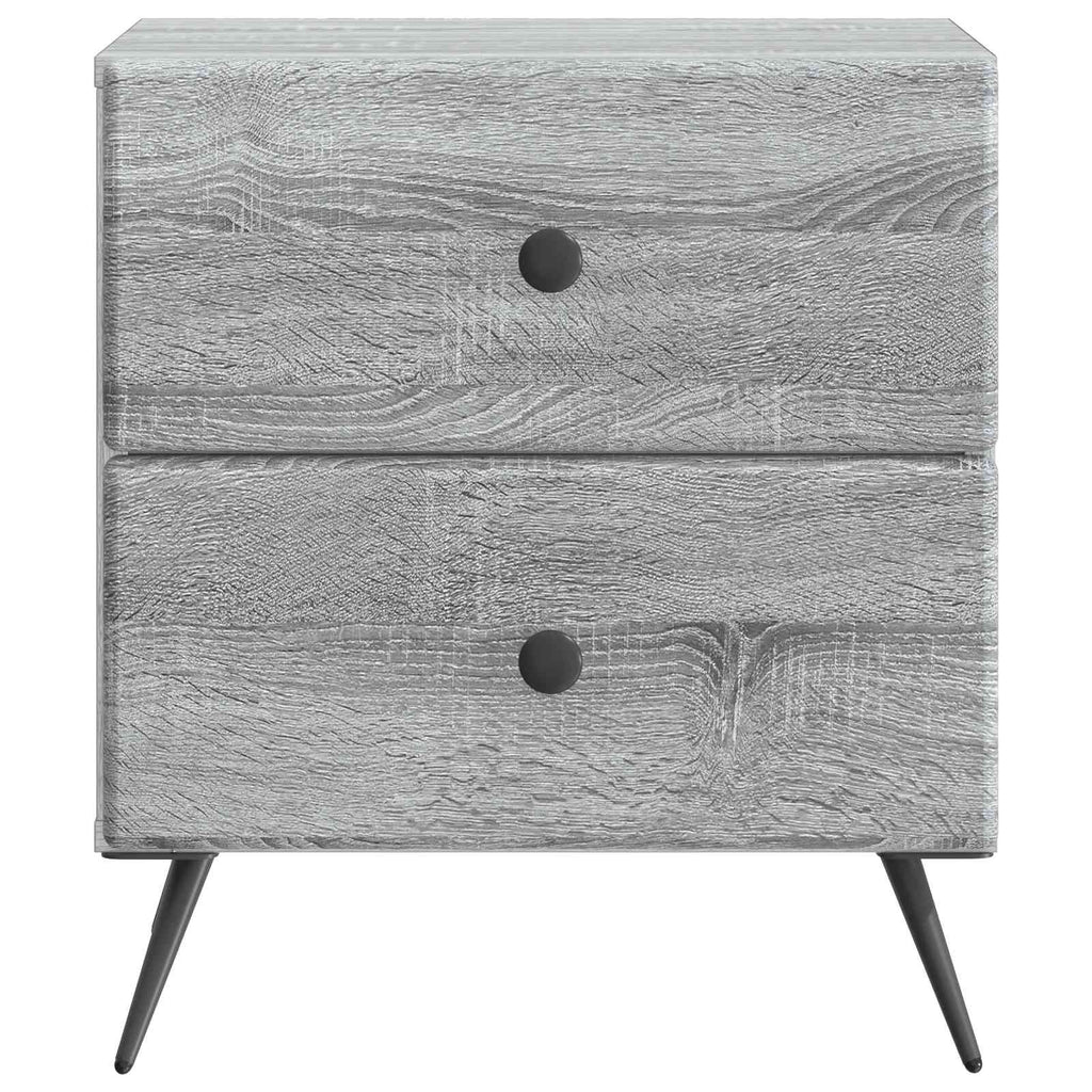 vidaXL Szafka Nocna z szufladą Szary Sonoma 43 x 34,5 x 47,5 cm