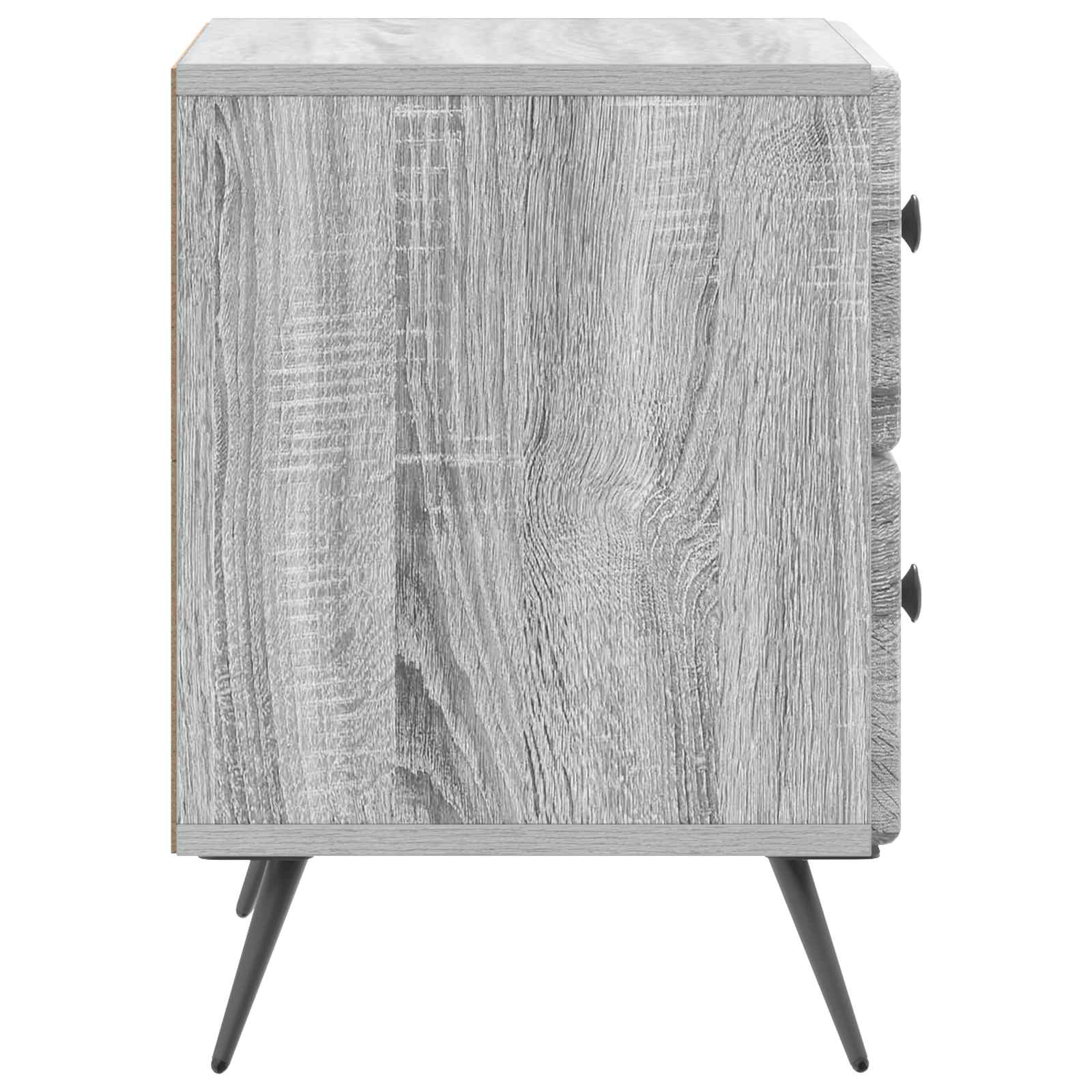 vidaXL Szafka Nocna z szufladą Szary Sonoma 43 x 34,5 x 47,5 cm