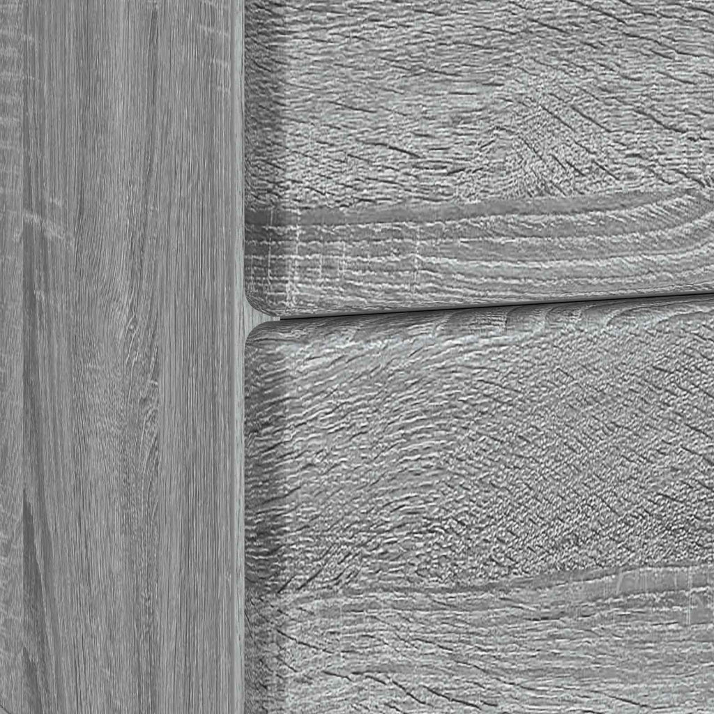 vidaXL Szafka Nocna z szufladą 2 pcs Szary Sonoma 43 x 34,5 x 47,5 cm