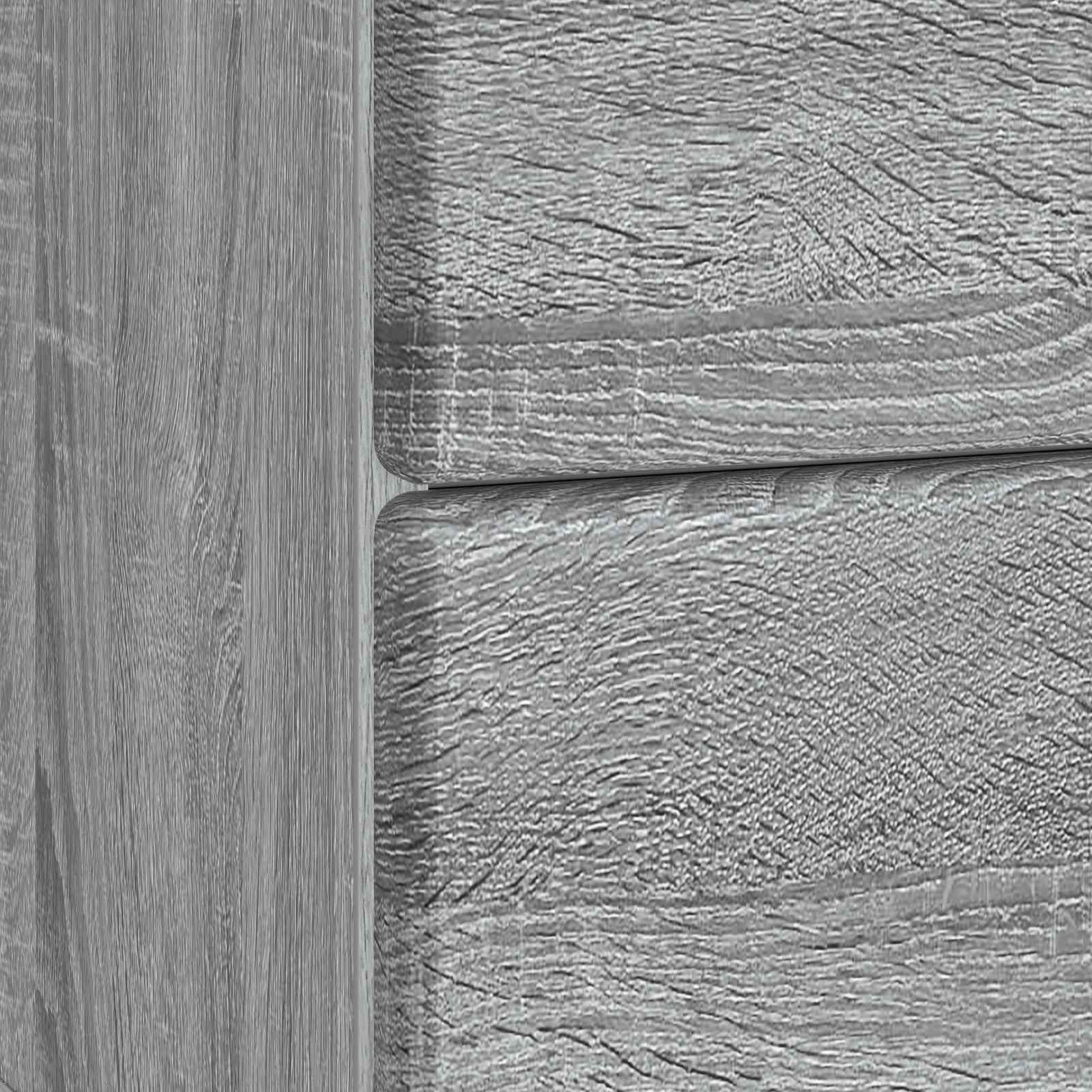 vidaXL Szafka Nocna z szufladą 2 pcs Szary Sonoma 43 x 34,5 x 47,5 cm
