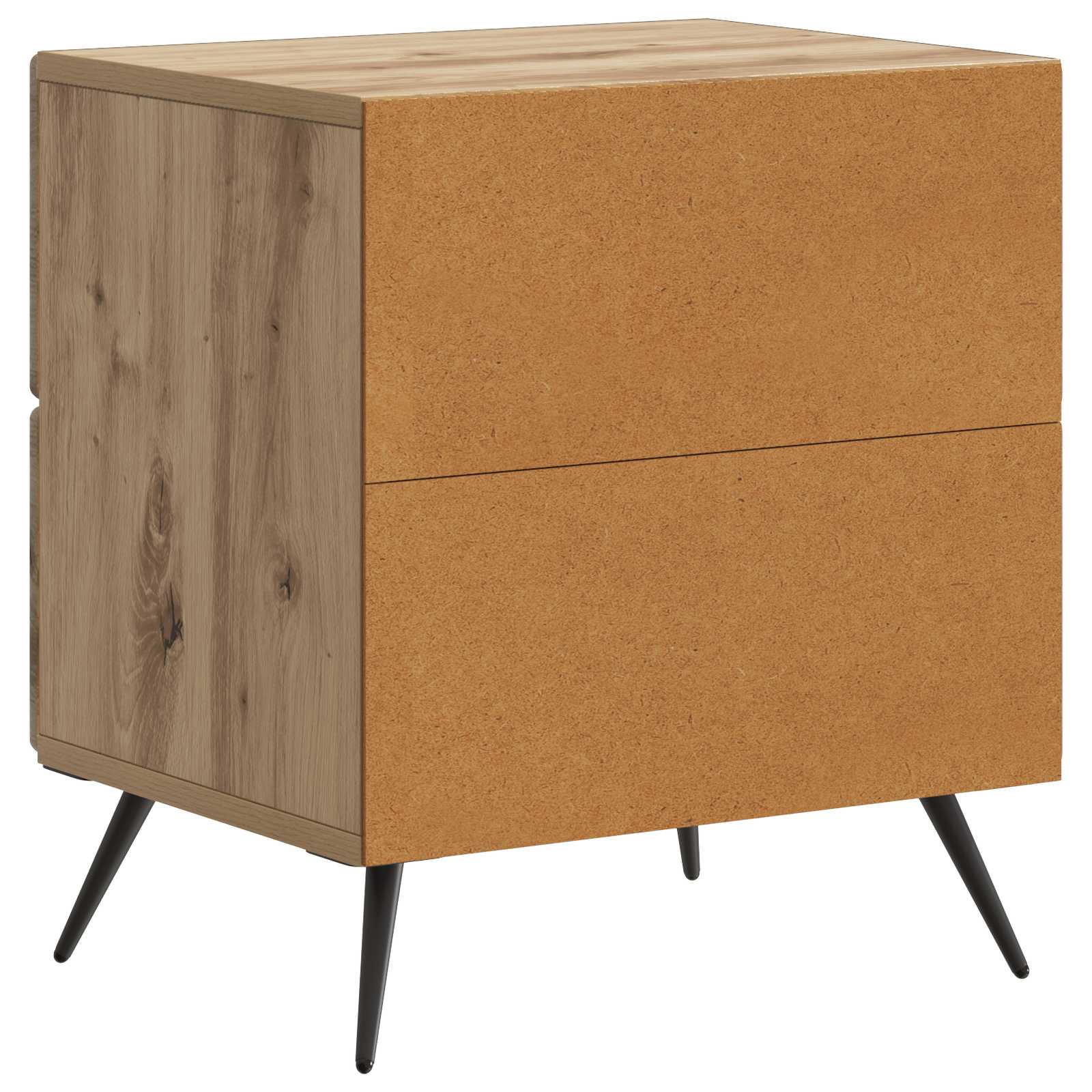 vidaXL Szafka Nocna z szufladą 2 pcs Dąb artisan 43 x 34,5 x 47,5 cm