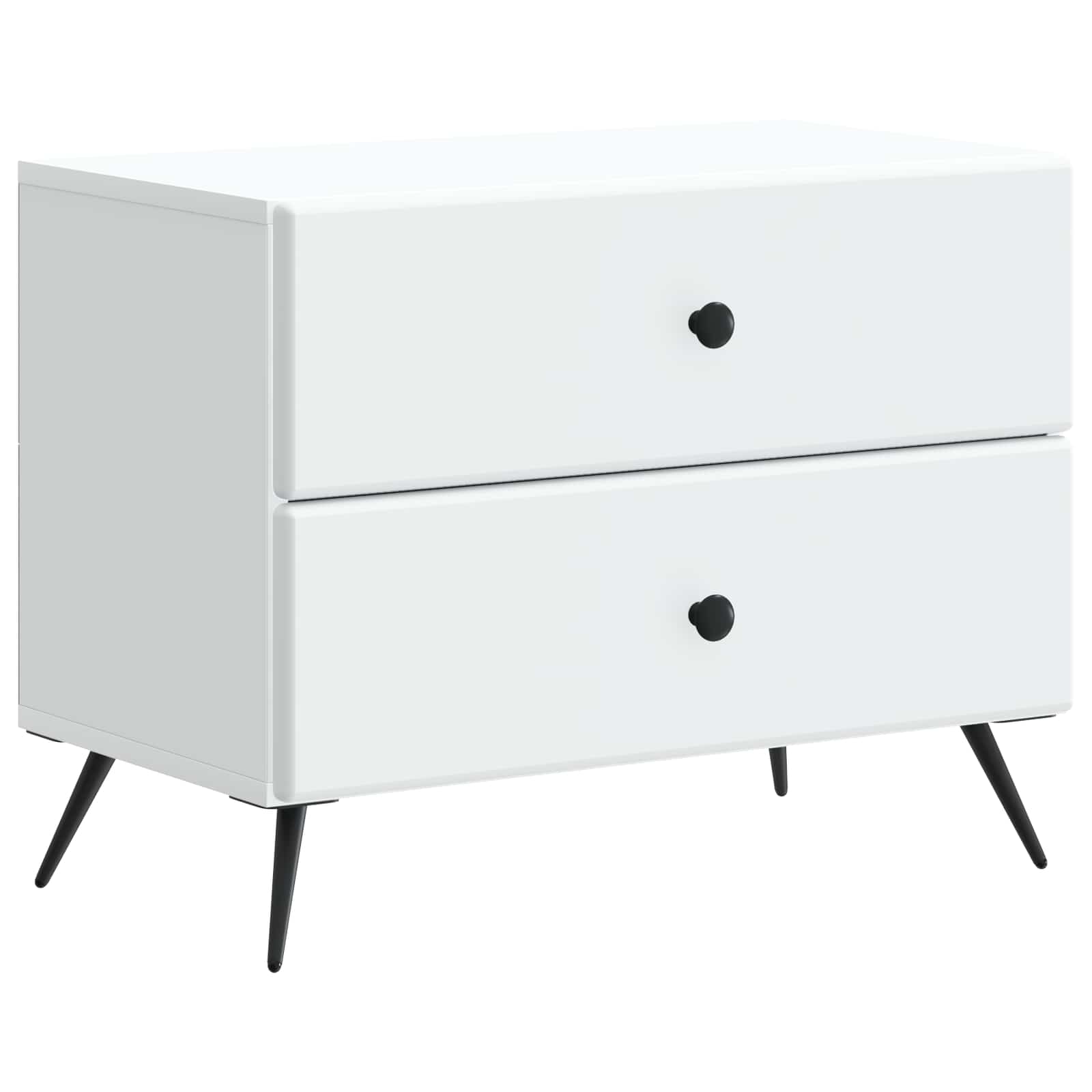 vidaXL Szafka Nocna Biały 62 x 34,5 x 47,5 cm Drewno inżynieryjne