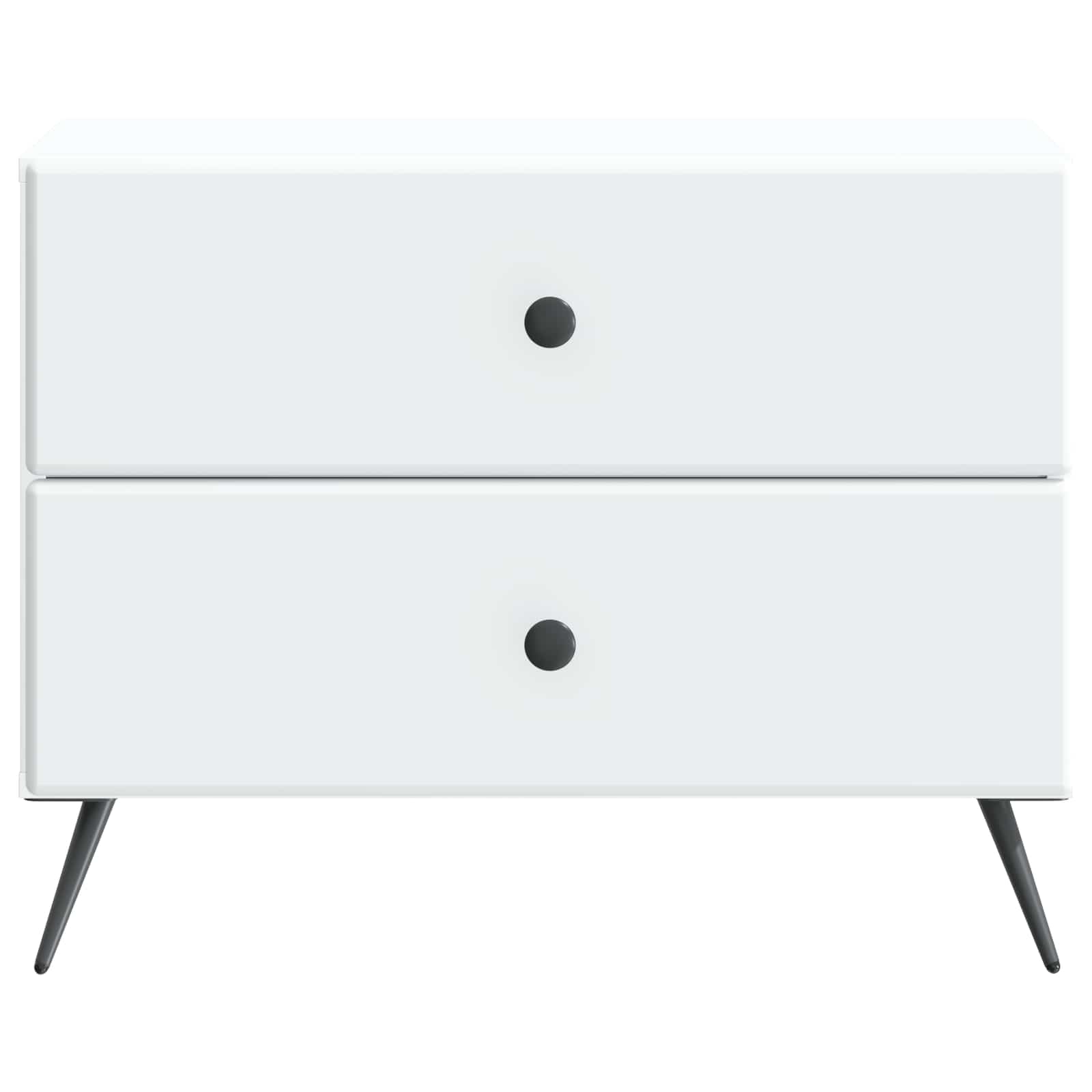 vidaXL Szafka Nocna Biały 62 x 34,5 x 47,5 cm Drewno inżynieryjne