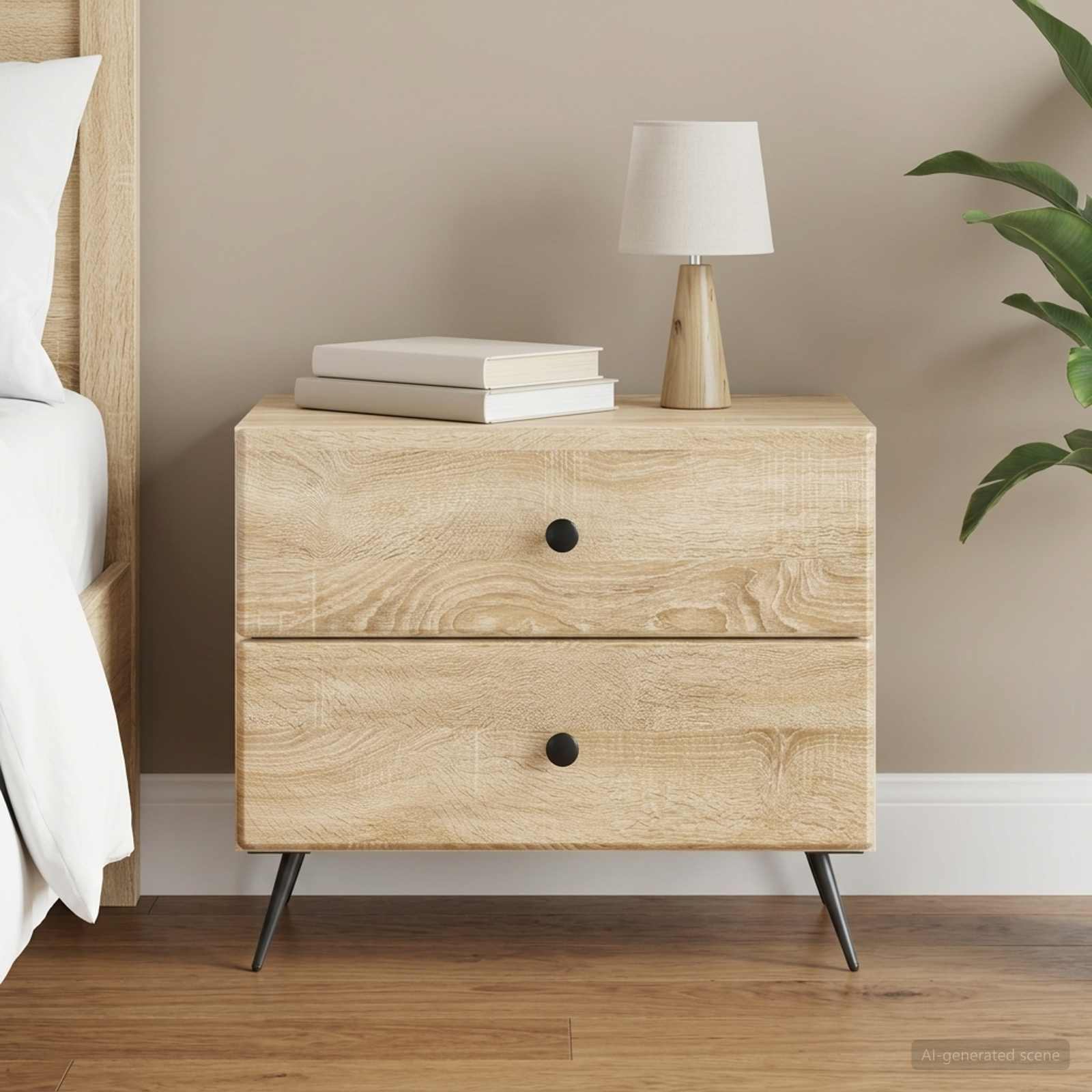 vidaXL Szafka Nocna dąb Sonoma 62 x 34,5 x 47,5 cm Drewno inżynieryjne