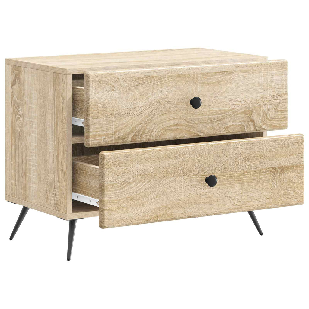 vidaXL Szafka Nocna dąb Sonoma 62 x 34,5 x 47,5 cm Drewno inżynieryjne