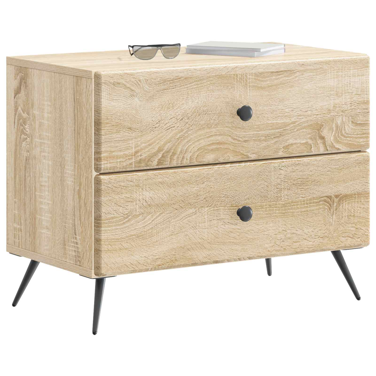vidaXL Szafka Nocna dąb Sonoma 62 x 34,5 x 47,5 cm Drewno inżynieryjne