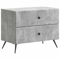 vidaXL Szafka Nocna z szufladą Betonowy szary 62 x 34,5 x 47,5 cm