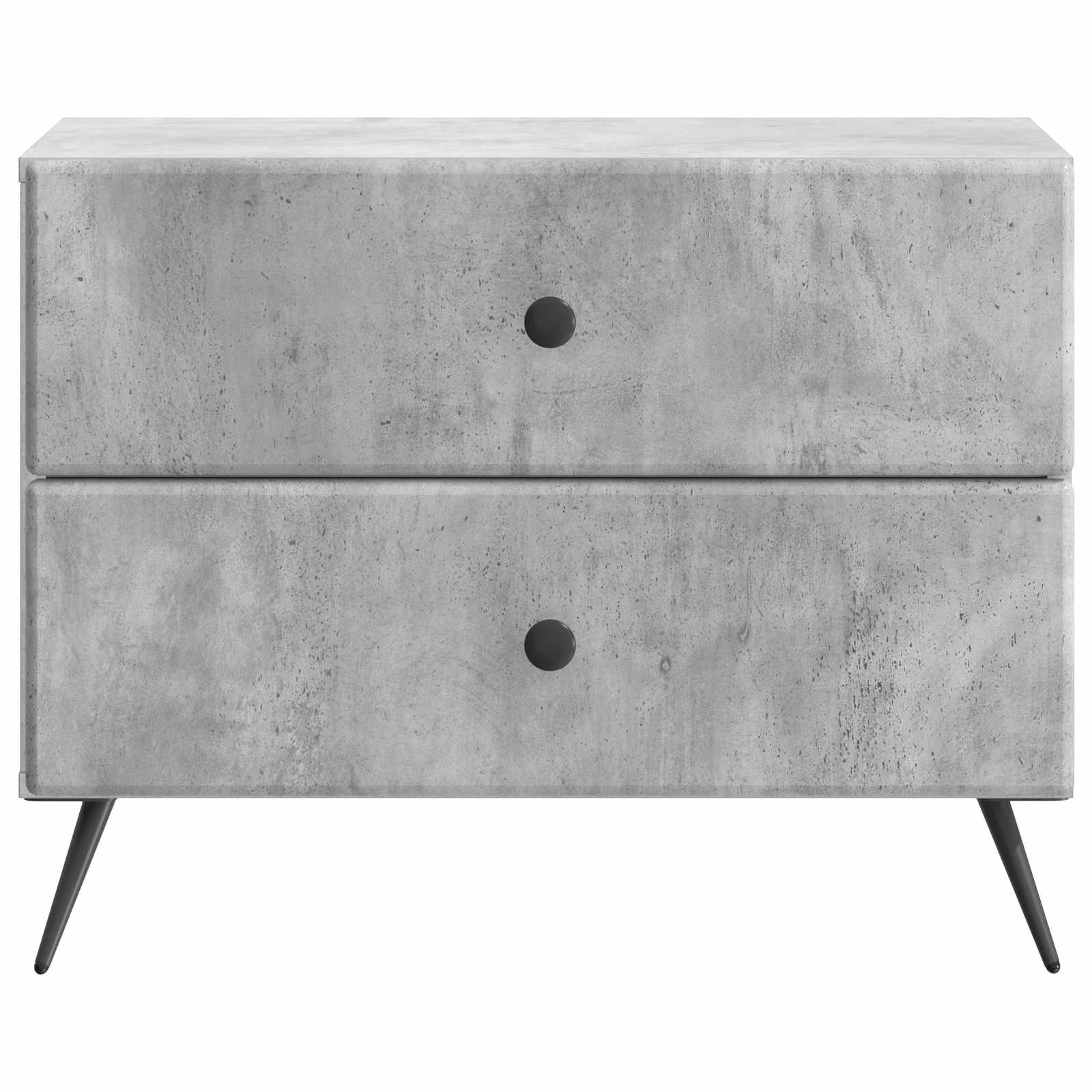 vidaXL Szafka Nocna z szufladą Betonowy szary 62 x 34,5 x 47,5 cm
