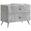 vidaXL Szafka Nocna z szufladą Betonowy szary 62 x 34,5 x 47,5 cm