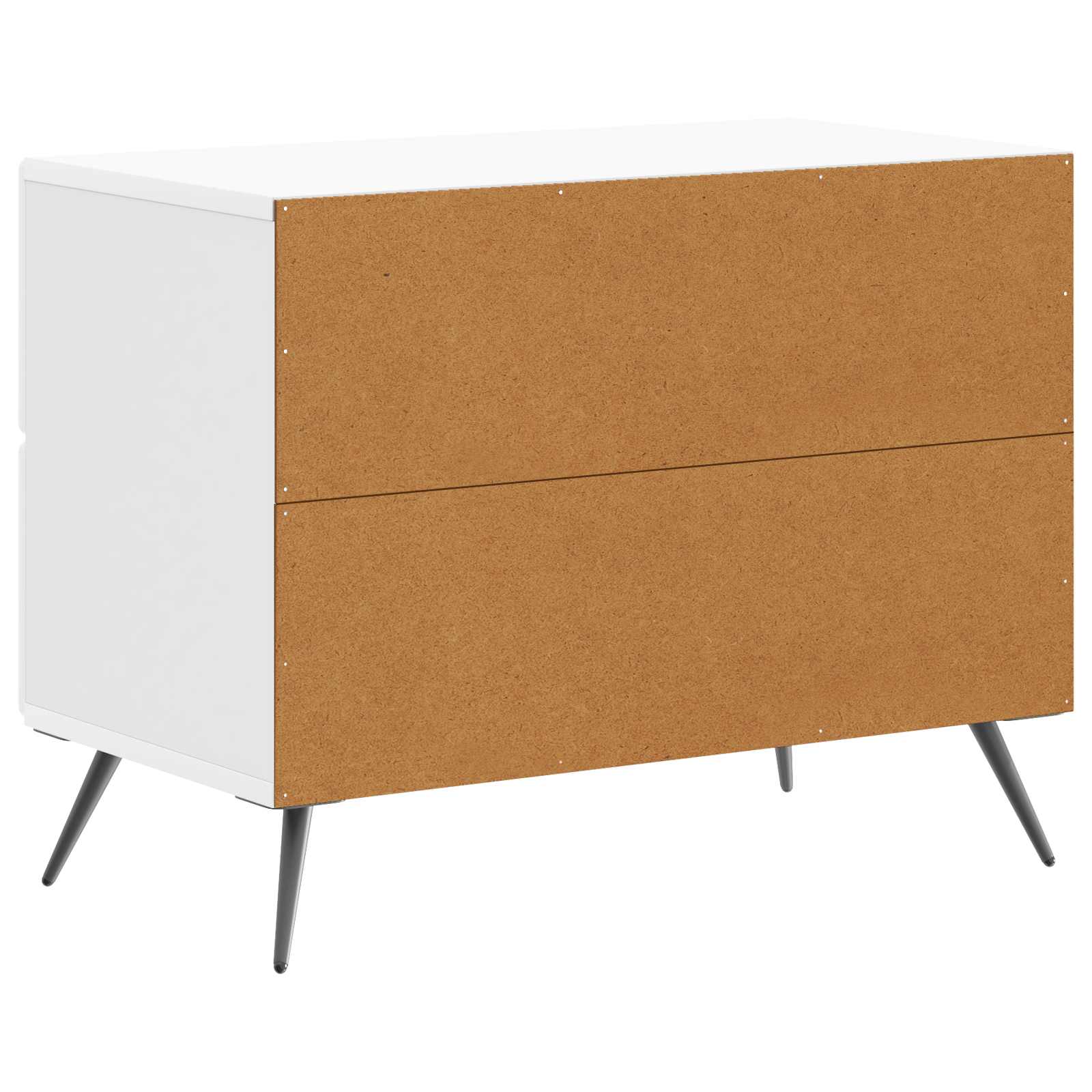 vidaXL Szafka Nocna z szufladą Biały wysoki połysk 62 x 34,5 x 47,5 cm