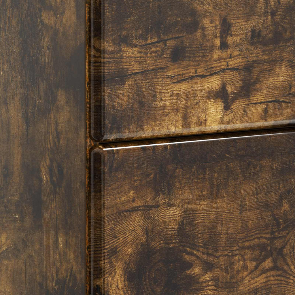 vidaXL Szafka Nocna z szufladą Dąb wędzony 62 x 34,5 x 47,5 cm