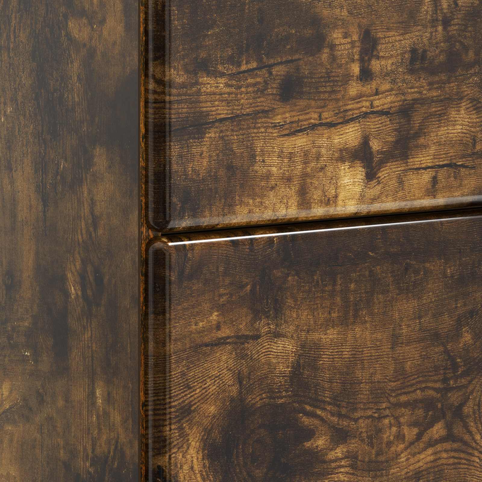 vidaXL Szafka Nocna z szufladą Dąb wędzony 62 x 34,5 x 47,5 cm