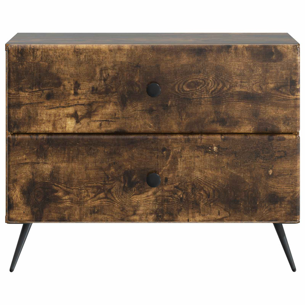 vidaXL Szafka Nocna z szufladą Dąb wędzony 62 x 34,5 x 47,5 cm