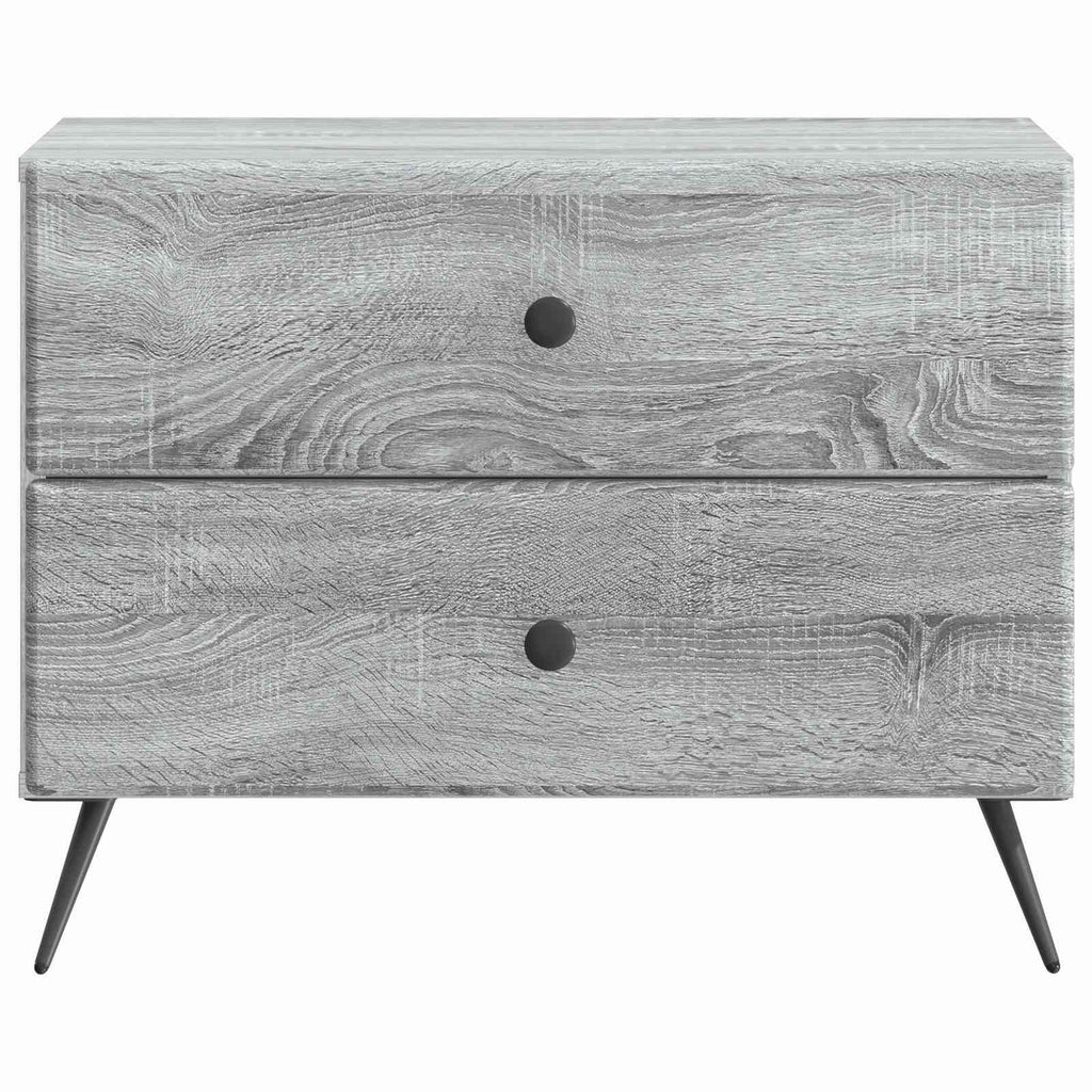 vidaXL Szafka Nocna z szufladą Szary Sonoma 62 x 34,5 x 47,5 cm