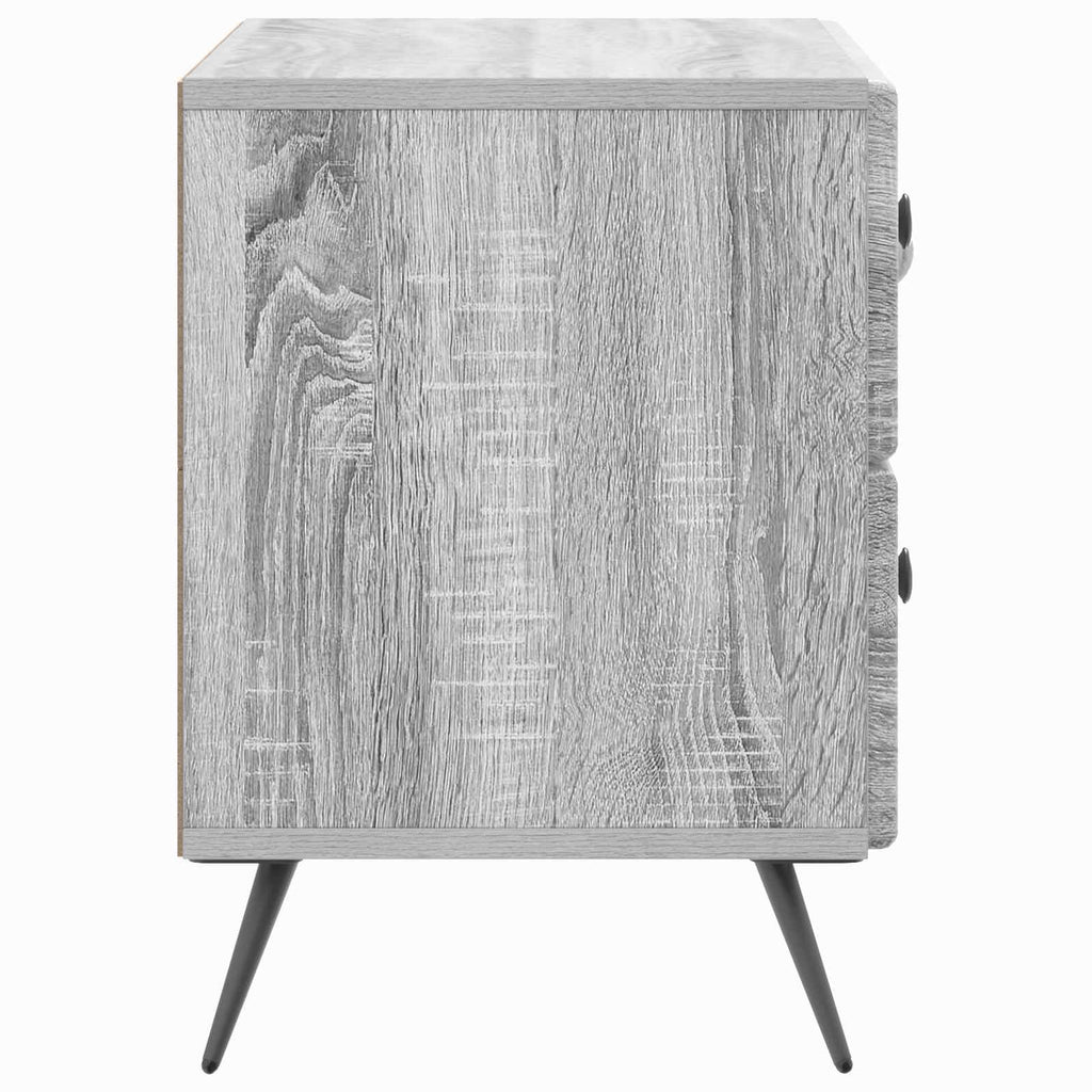 vidaXL Szafka Nocna z szufladą Szary Sonoma 62 x 34,5 x 47,5 cm