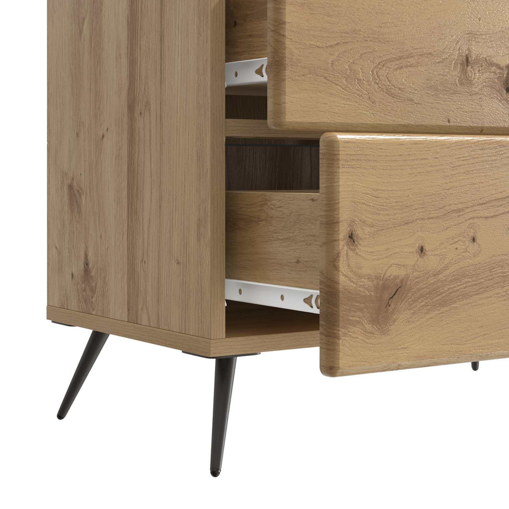 vidaXL Szafka Nocna Dąb artisan 62 x 34,5 x 47,5 cm