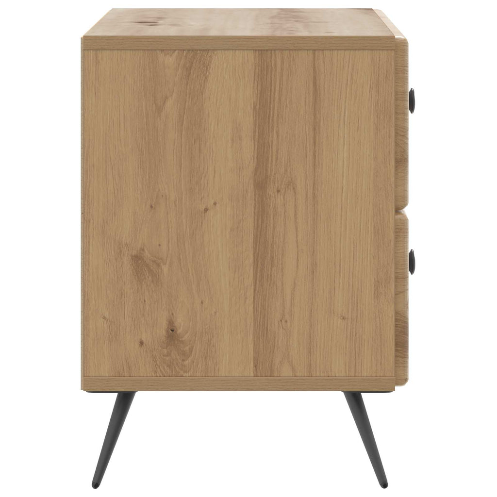 vidaXL Szafka Nocna z szufladą Dąb artisan 62 x 34,5 x 47,5 cm