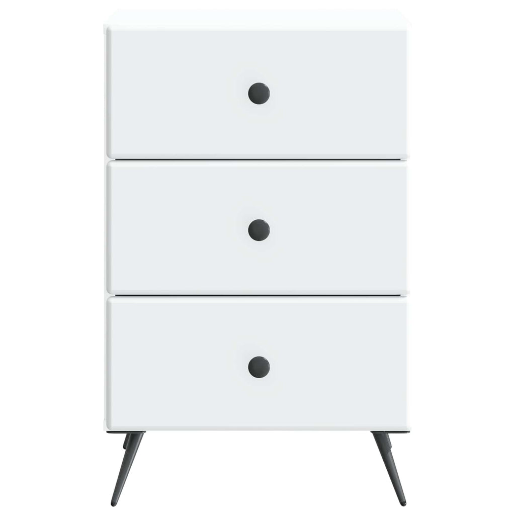 vidaXL Szafka Nocna Biały 43 x 41 x 66,5 cm Drewno inżynieryjne