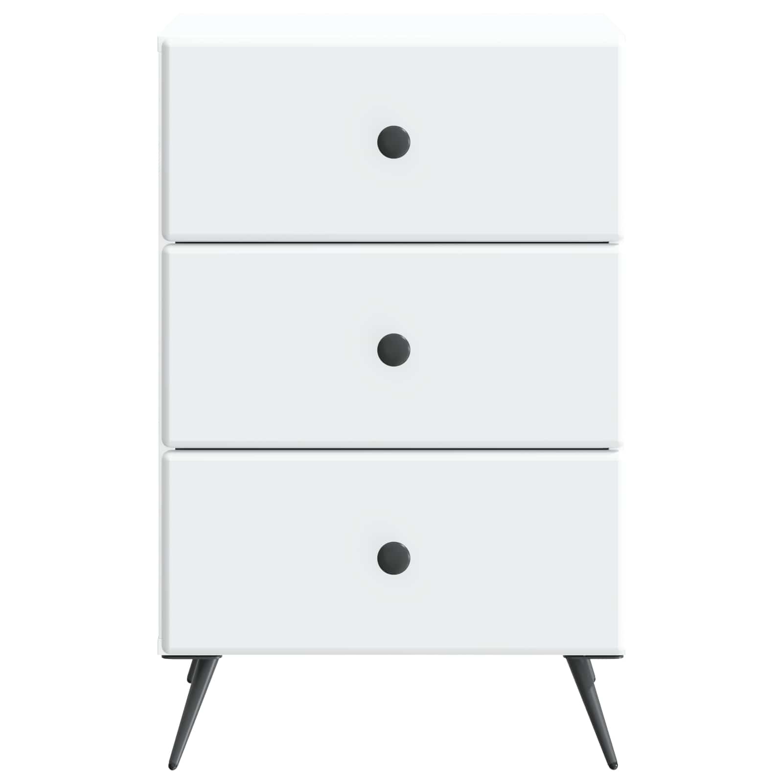 vidaXL Szafka Nocna Biały 43 x 41 x 66,5 cm Drewno inżynieryjne