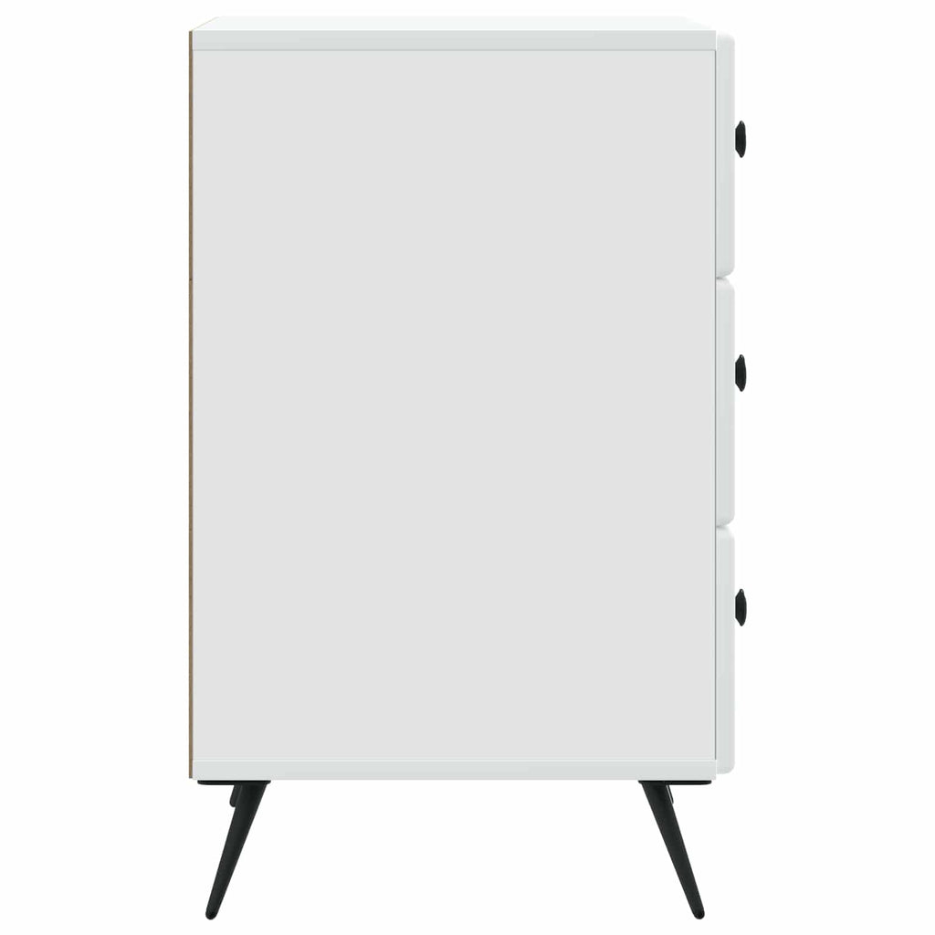 vidaXL Szafka Nocna Biały 43 x 41 x 66,5 cm Drewno inżynieryjne