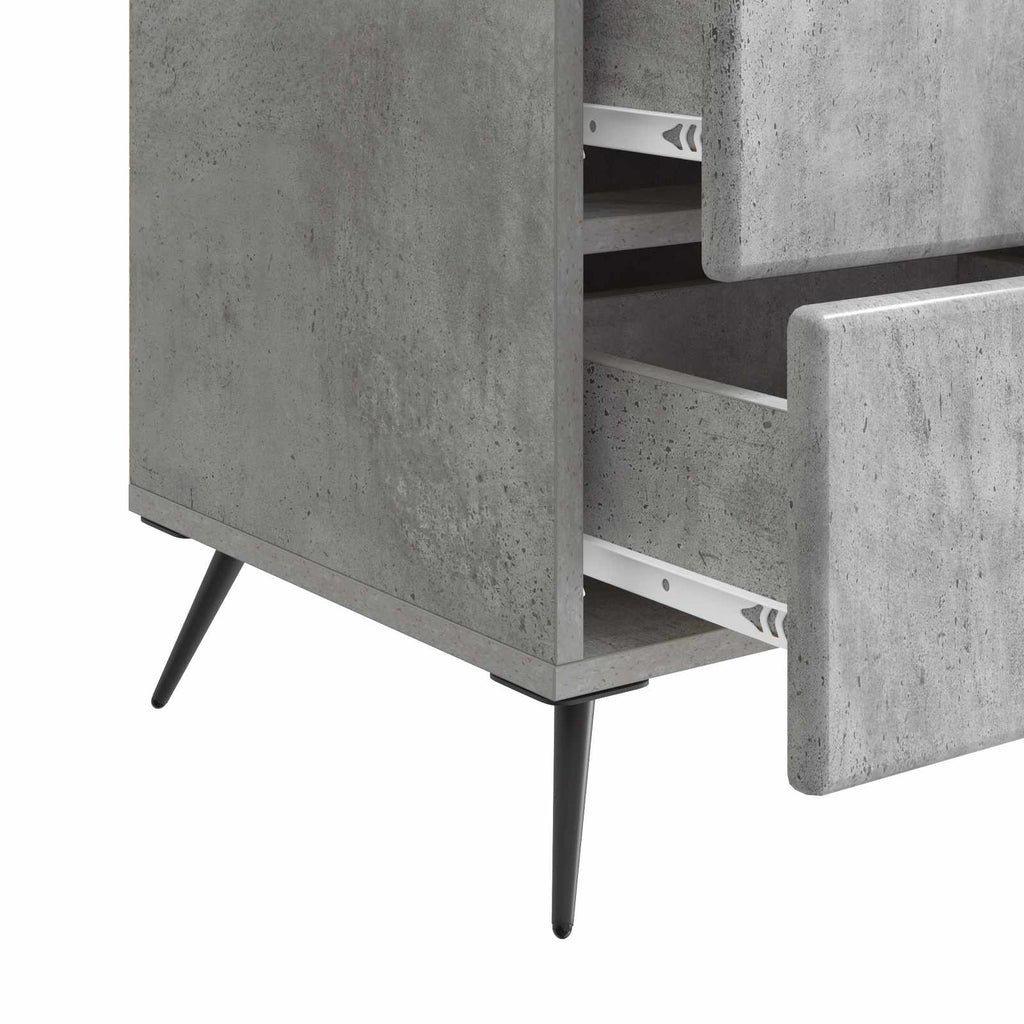 vidaXL Szafka Nocna Betonowy szary 43 x 41 x 66,5 cm