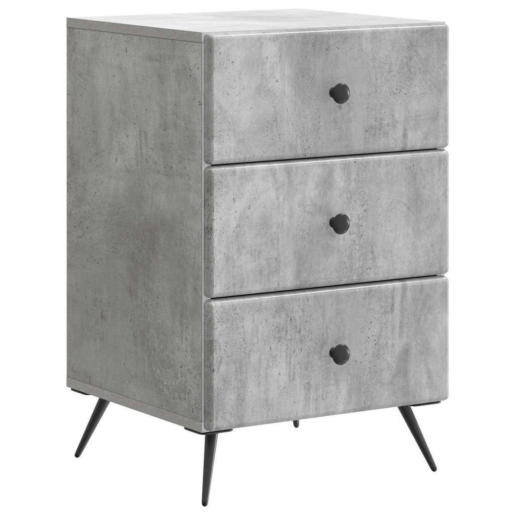 vidaXL Szafka Nocna Betonowy szary 43 x 41 x 66,5 cm