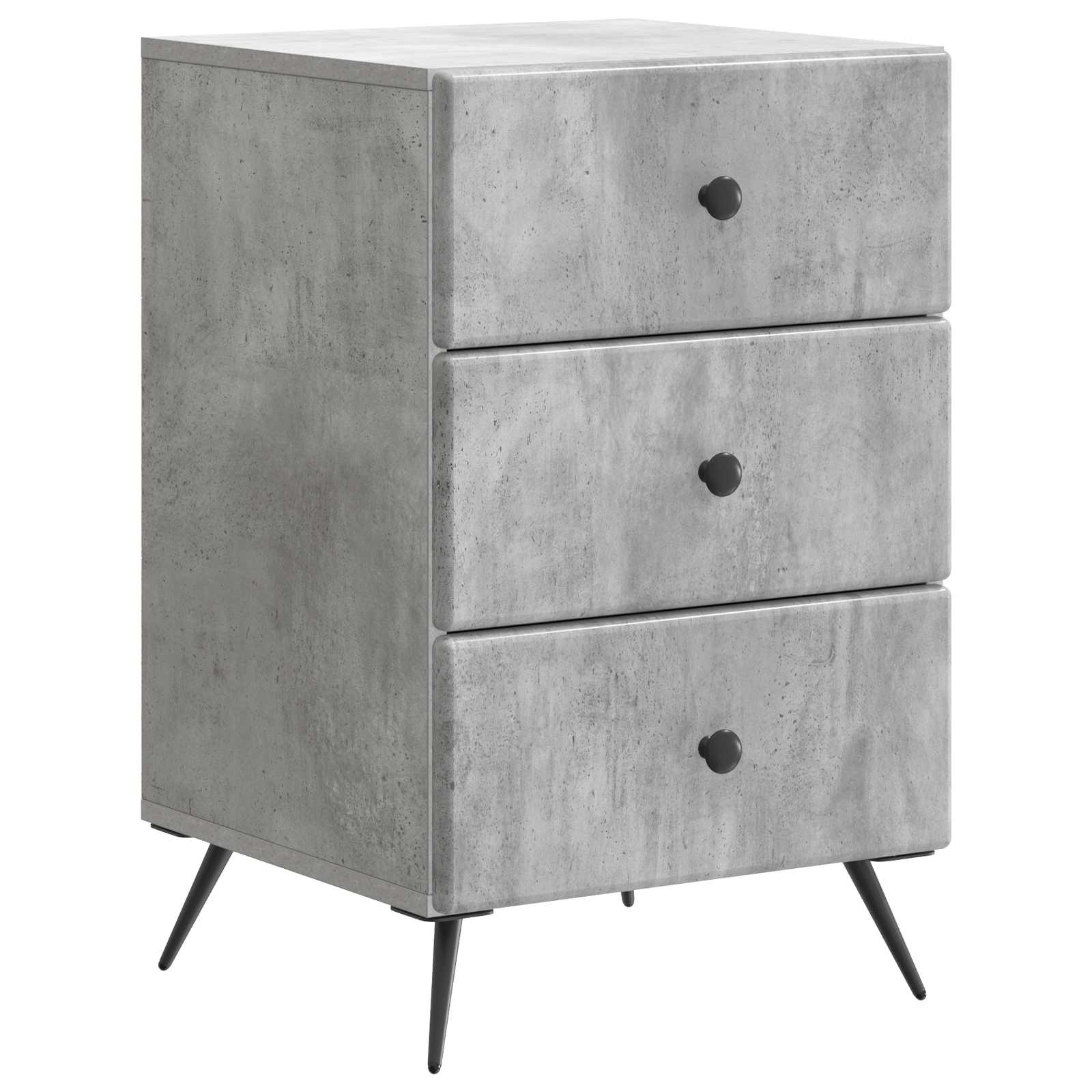 vidaXL Szafka Nocna Betonowy szary 43 x 41 x 66,5 cm