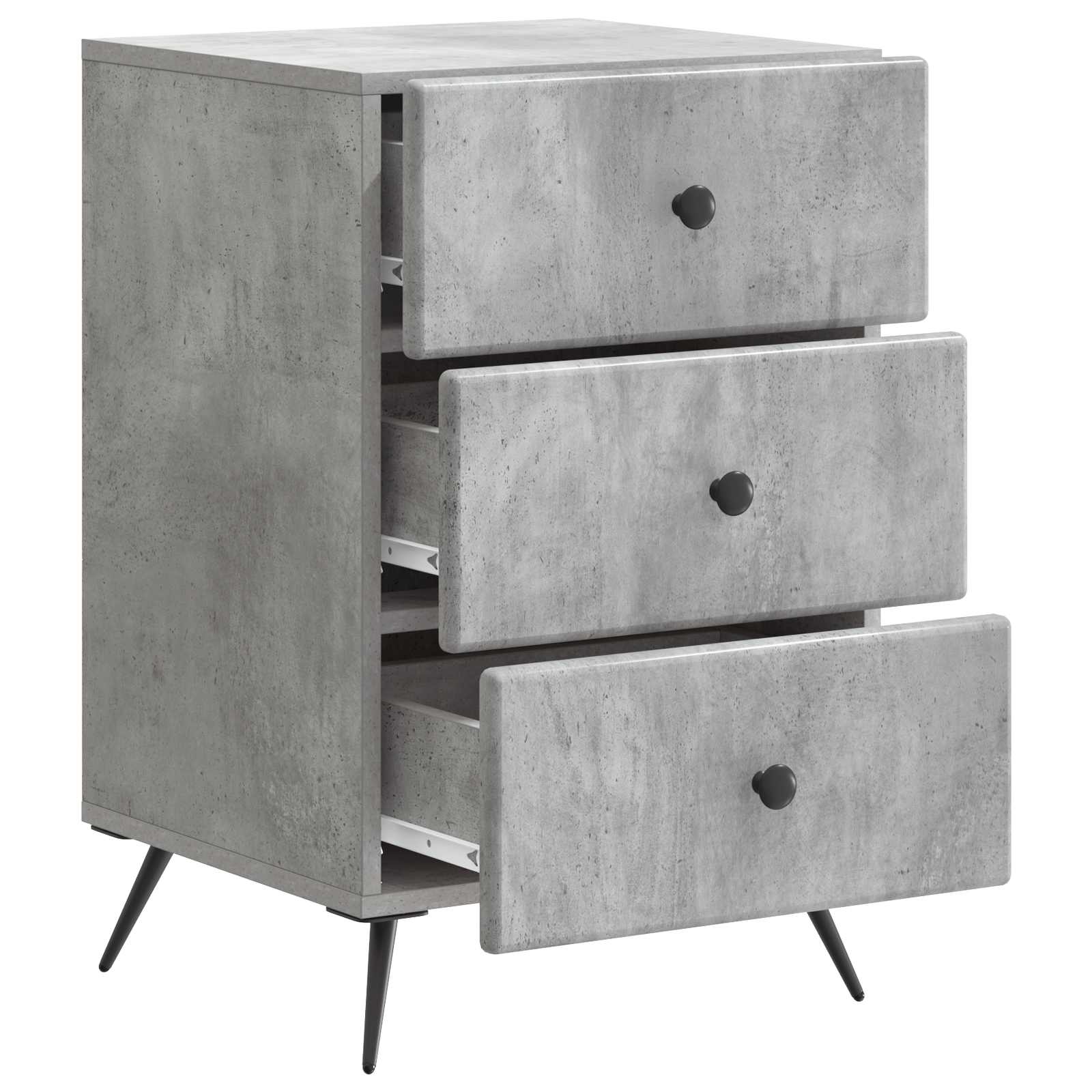 vidaXL Szafka Nocna Betonowy szary 43 x 41 x 66,5 cm