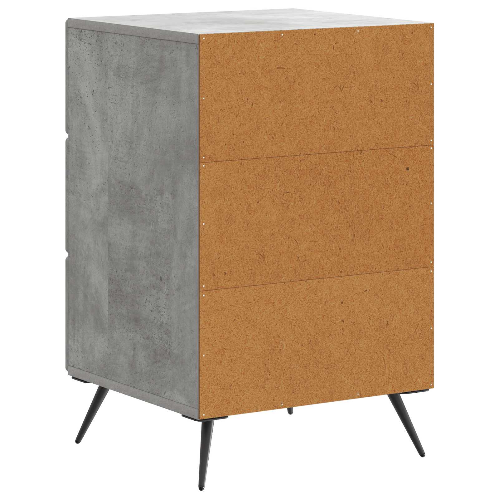 vidaXL Szafka Nocna Betonowy szary 43 x 41 x 66,5 cm