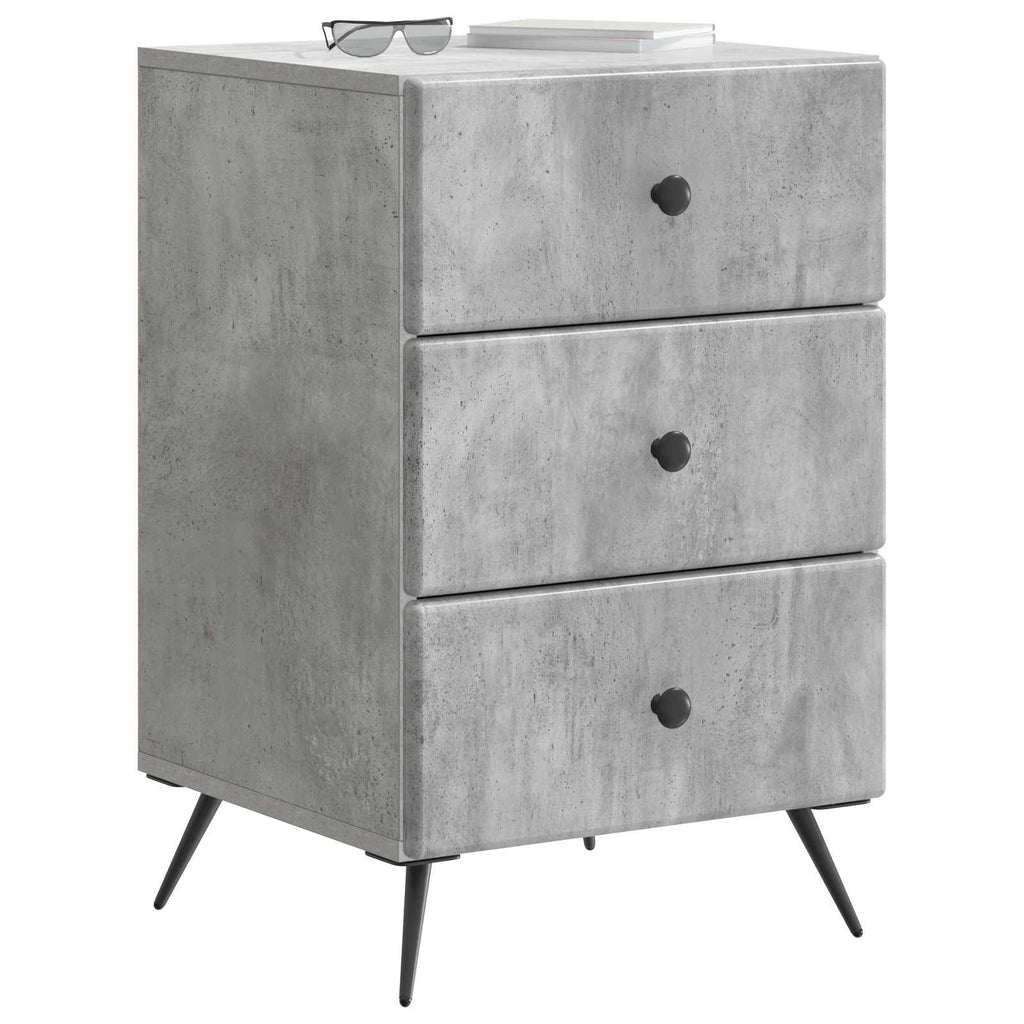 vidaXL Szafka Nocna Betonowy szary 43 x 41 x 66,5 cm
