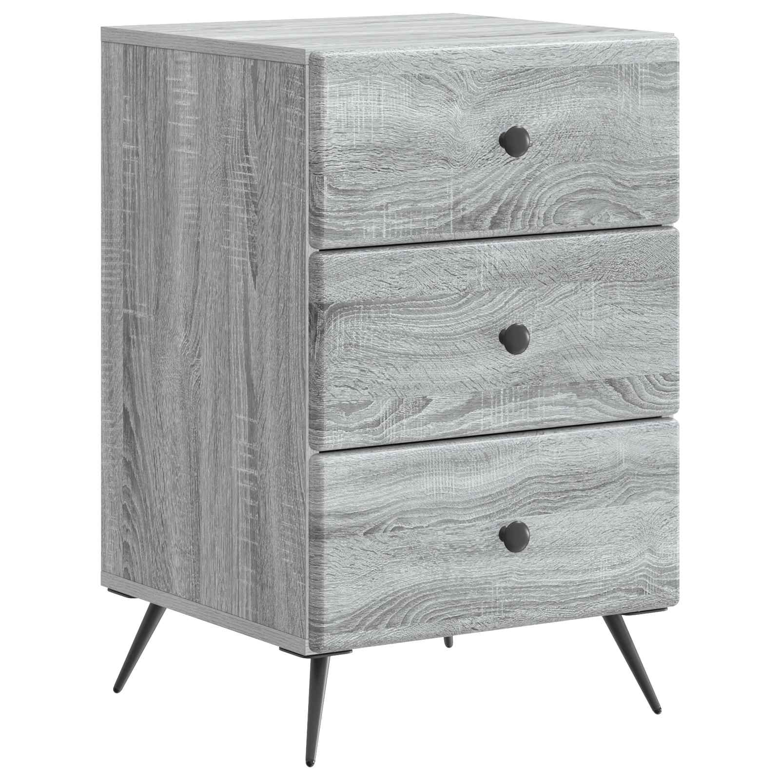 vidaXL Szafka Nocna Szary Sonoma 43 x 41 x 66,5 cm Drewno inżynieryjne