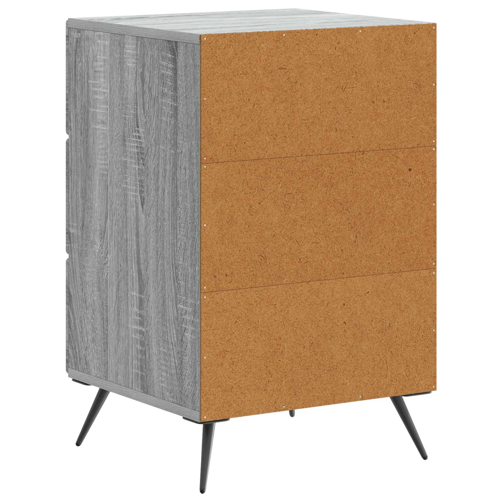 vidaXL Szafka Nocna Szary Sonoma 43 x 41 x 66,5 cm Drewno inżynieryjne