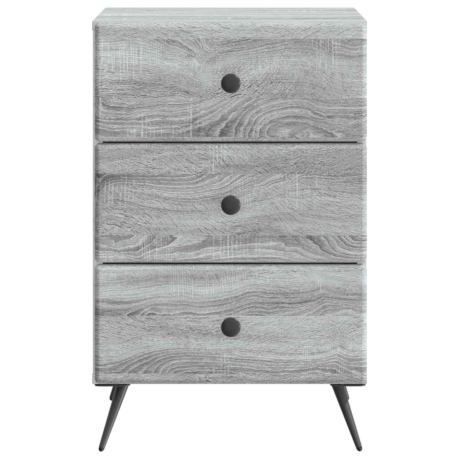vidaXL Szafka Nocna Szary Sonoma 43 x 41 x 66,5 cm Drewno inżynieryjne