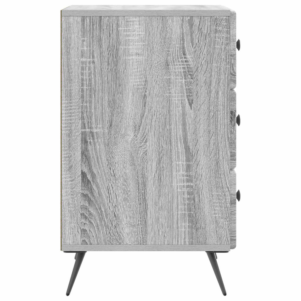 vidaXL Szafka Nocna Szary Sonoma 43 x 41 x 66,5 cm Drewno inżynieryjne