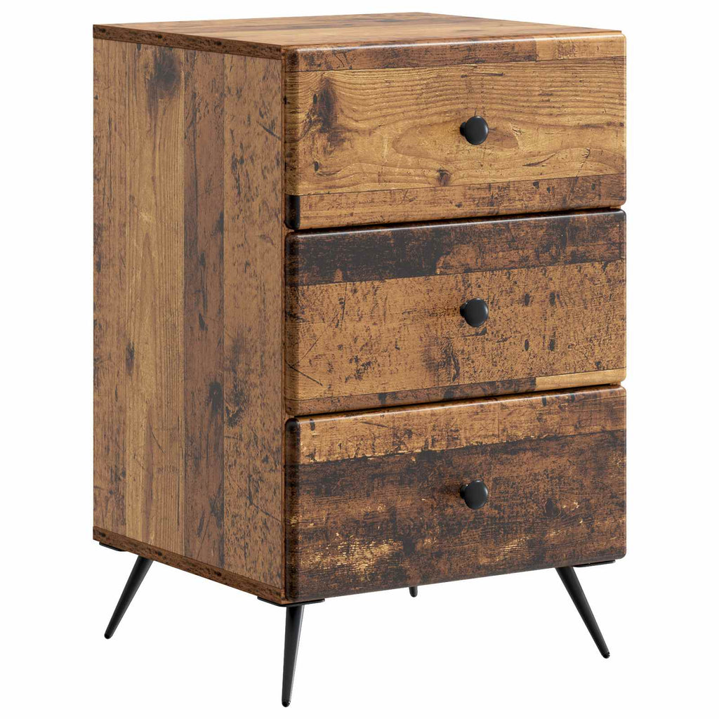 vidaXL Szafka Nocna Stare drewno 43 x 41 x 66,5 cm Drewno inżynieryjne