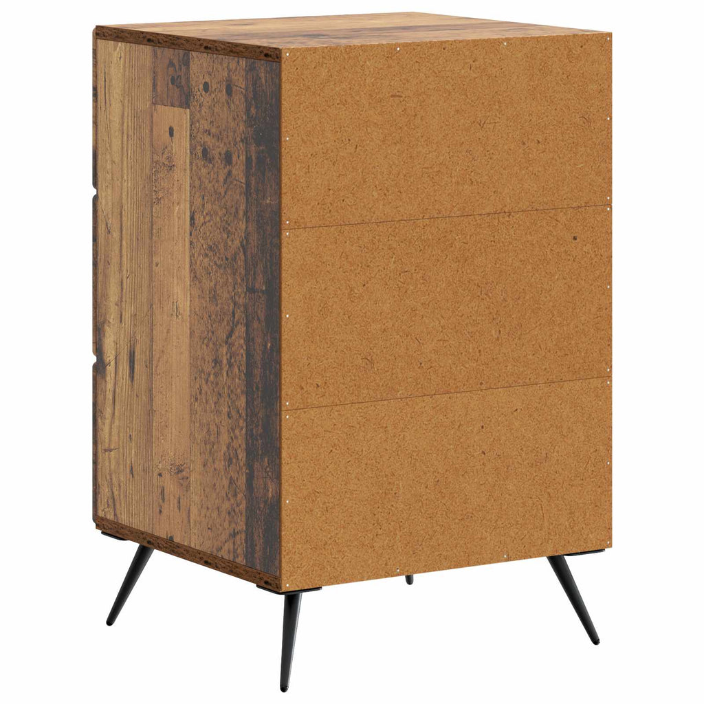 vidaXL Szafka Nocna Stare drewno 43 x 41 x 66,5 cm Drewno inżynieryjne