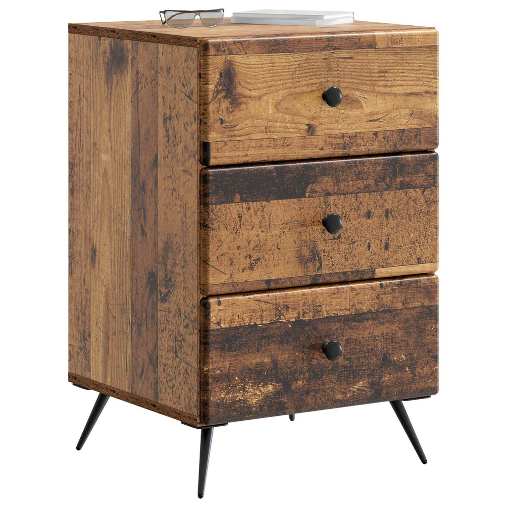 vidaXL Szafka Nocna Stare drewno 43 x 41 x 66,5 cm Drewno inżynieryjne